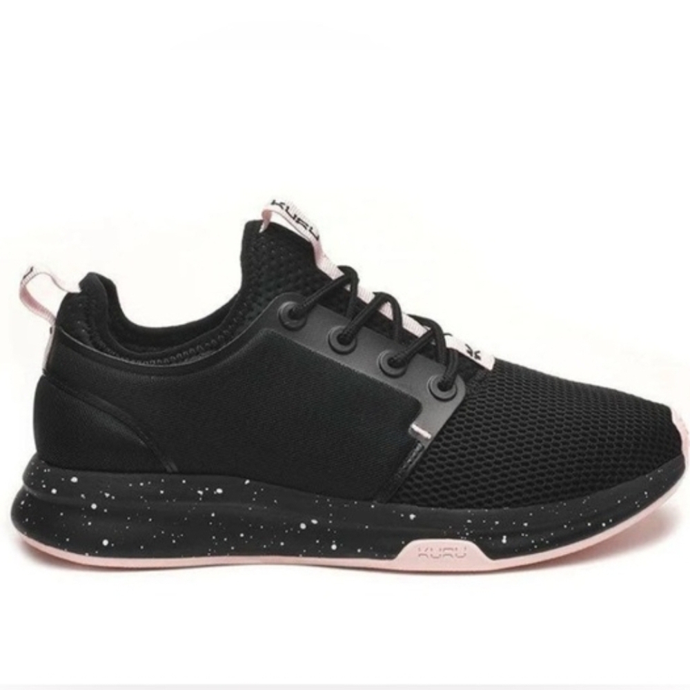 KURU ATOM Orthopedic Athletic Sneaker Jet Black Misty Lilac Women’s 8.5